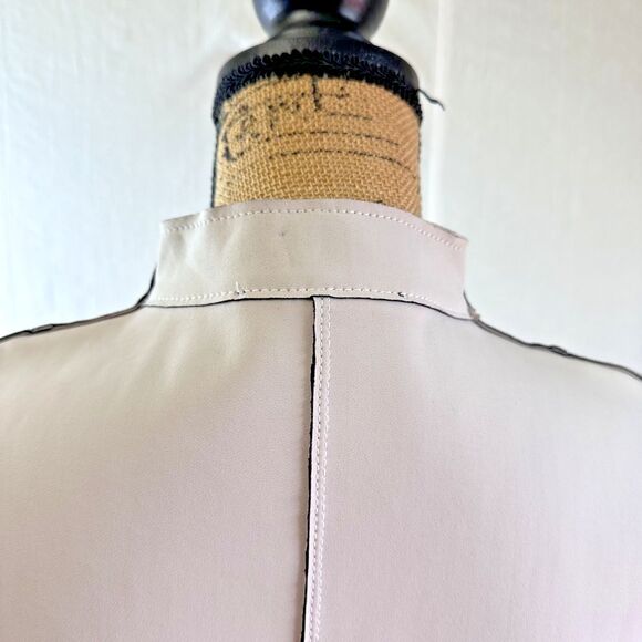 Apriori by Escada Women's Light Pink Full Zip Mock Neck Collar Vest Top Sz 8 - Picture 7 of 16